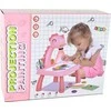 Lean Toys LeanToys Projektorius do nauki rysowania Dinozaur Rožinė