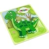 Lean Toys Medinė dėlionė dinozauras žalias