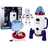 Lean Toys Kosminis Raketos Žaislas su Šviesomis ir Garsais