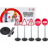 Lean Toys Mokomieji kelio ženklai, 5 vnt., 70 cm