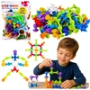 Lean Toys Statybiniai blokeliai spalvoti