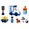 Lean Toys Policijos rinkinys (mėlyna ir balta)