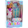 Lean Toys Gydytojo lėlė su medicinos priedais, 13 cm