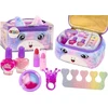 Lean Toys Grožio rinkinys pliušiniame kosmetiniame maišelyje su vienaragiu