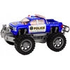 Lean Toys Policijos visureigis su pavara, mėlynas, 31x19x21cm