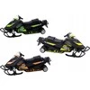 Žaislas sniego motociklas su garso ir šviesos efektais Lean Toys, juodas