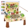 Lean Toys Dinozaurų Žvejybos Stalas su Šviesos ir Garso Efektais