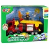 Lean Toys Gaisrininko rinkinys, raudona ir geltona