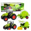 Lean Toys RC traktorius su presu 1:24