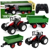 Lean Toys Traktorius 1:24 su priekaba