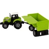 Lean Toys Traktorius su priekaba LeanToys Žalias Farm