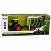 Lean Toys Nuotolinio valdymo traktorius su miško priekaba ir rąstų griebtuvu 1:24