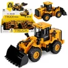 Lean Toys Ratinis krautuvas 1:43 geltonas ir juodas