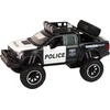 Žaislinis policijos visureigis Lean Toys, baltas/juodas, 24x13,5x10 cm