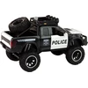 Žaislinis policijos visureigis Lean Toys, baltas/juodas, 24x13,5x10 cm
