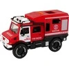 Žaislinis visureigis City Service Lean Toys, raudonas, 24x13,5x10 cm