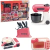 Lean Toys „LeanToys“ virtuvės rinkinys, peilių rinkinys, maišytuvo, indukcinės viryklės priedai