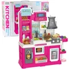 Lean Toys Žaislinė virtuvė vaikams su garais ir šviesomis 64 dalys