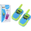 Lean Toys Walkie Talkie Walkie Talkies Žalias - Mėlyna Range 3 km For Children
