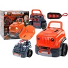 Lean Toys Vaikiškas automobilio variklio išardymo rinkinys, oranžinis