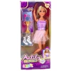 Lean Toys Lėlė balerina Anlily su judančiomis galūnėmis ir aksesuarais