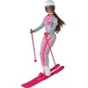 Lean Toys Lėlė Anlily slidininkė su priedais