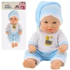 Lalka Lėlė kūdikis mėlyna pižama 30 cm