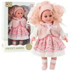 Lean Toys Lėlė Sweet Angel 36 cm su Rožine Suknele