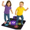 Lean Toys Vaikiškas šokių kilimėlis su Bluetooth, 5 režimai, 79x90 cm