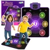 Lean Toys Vaikiškas šokių kilimėlis su Bluetooth, 5 režimai, 79x90 cm
