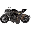 Lean Toys Motociklo surinkimo varžtas metalui 1:14 „pasidaryk pats“ aukso elementai Juodas