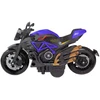 Lean Toys Motociklo surinkimo rinkinys 1:14 mastelis, juoda ir mėlyna