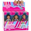 Lean Toys Lėlė Kaibibi Girl 12 cm su plaukais ir spalvinga suknele