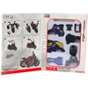 Lean Toys Motociklo Modelis 1:14 Mėlynas Surinkimui