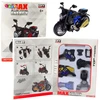 Lean Toys Motociklo Modelis 1:14 Mėlynas Surinkimui