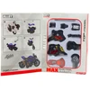 Lean Toys Motociklas Rinkinys Surinkimui 1:14 Juodas ir Raudonas