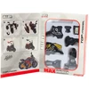 Motocykl Motociklo modelis 1:14 su auksiniais elementais