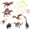 Lean Toys Fluorescenciniai lipdukai su dinozaurais ir žvaigždėmis