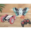 Lean Toys LeanToys Ratinis automobilis su nuotolinio valdymo pultu 360 raudonas
