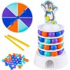 Lean Toys LeanToys Stalo žaidimas „Pingvinai ant bokšto“ nuo 3 metų
