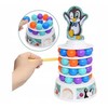 Lean Toys LeanToys Stalo žaidimas „Pingvinai ant bokšto“ nuo 3 metų