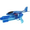 Lean Toys Mėlyna 5in1 Airplane Launcher Gun Mėlyna