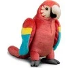 Lean Toys Pliušinė raudona papūga