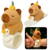 Lean Toys Pliušinis apyrankė su kapibara ir žąsiuku, 23 cm