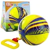 Lean Toys Minkštas kamuolys su virvele 14 cm