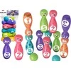 Lean Toys Vaikų boulingo rinkinys su spalvotais veidukais