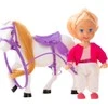 Lean Toys Žavingas lėlės ir arklio rinkinys