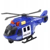 Lean Toys Policijos sraigtasparnio ir automobilio rinkinys su šviesomis ir garsais