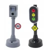 Lean Toys Šviesoforų rinkinys su automobiliukais