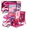 Lean Toys Lėlių namelis kemperis su LED šviesomis 42 dalys